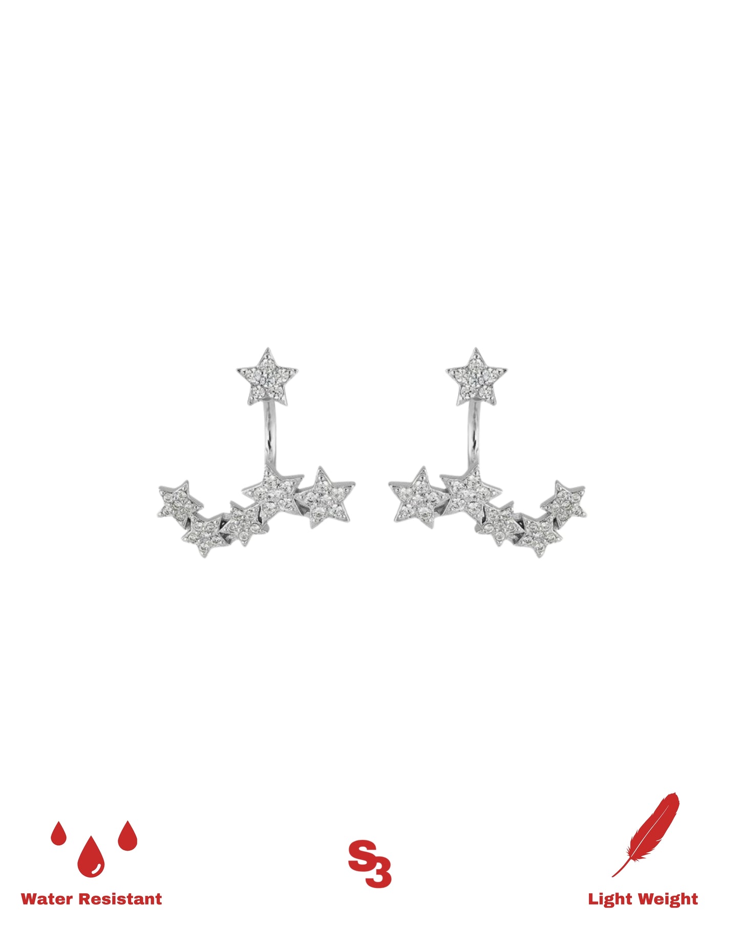STARLIGHT EARRINGS - SILVER