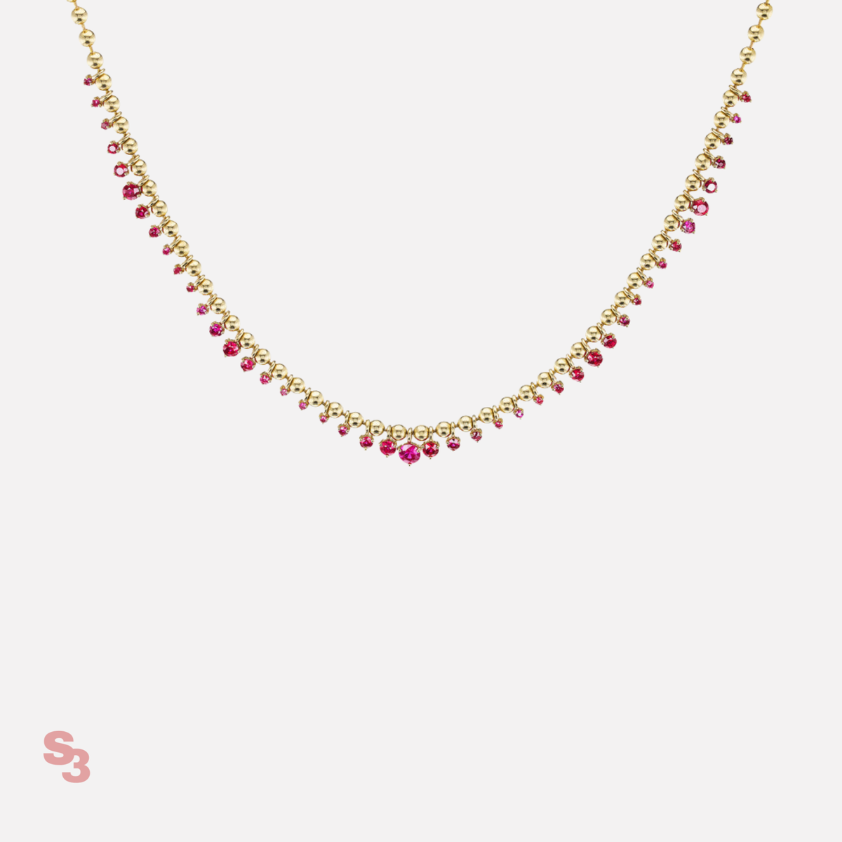 Sapphire Drop Necklace