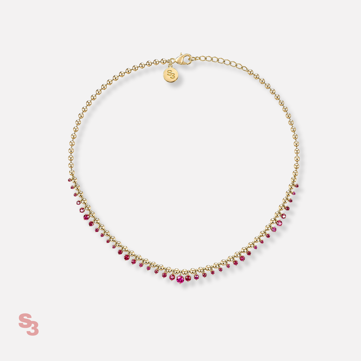 Sapphire Drop Necklace