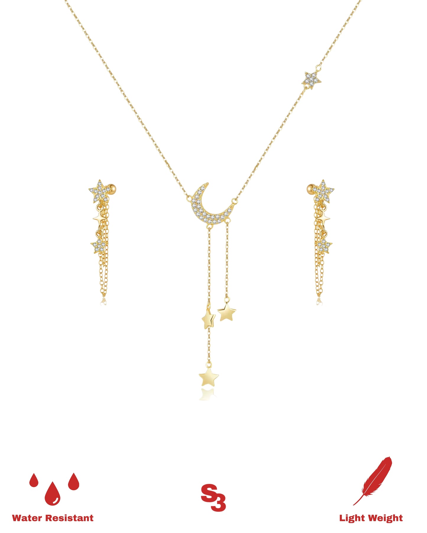 MOON STAR SET - GOLD