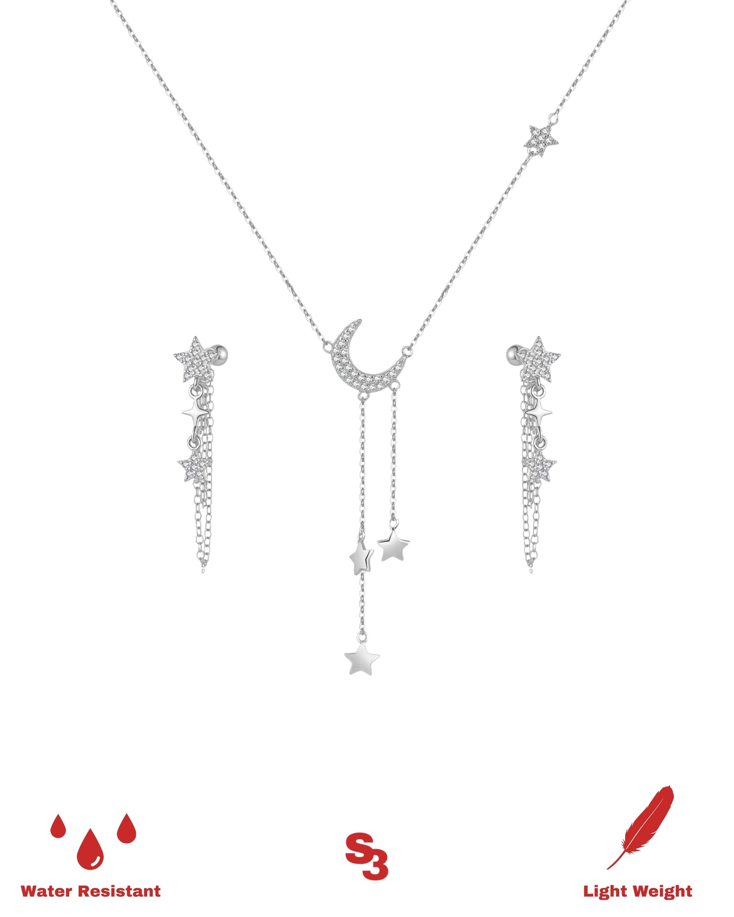 MOON STAR SET - SILVER